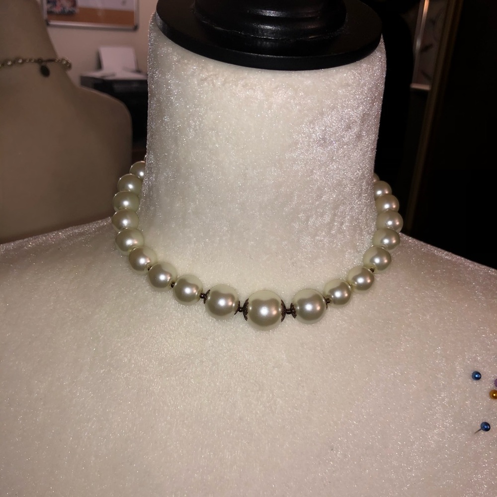 Faux Pearl Necklace